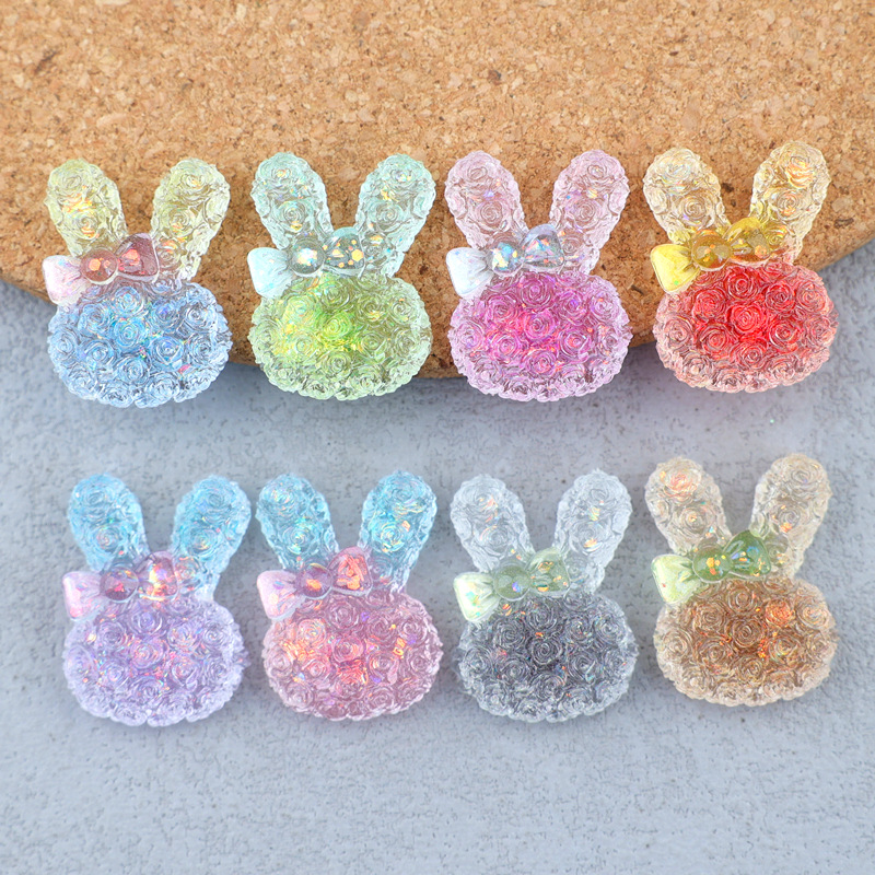Resin Craft Supplies - 5 pezzi di cabochon in resina