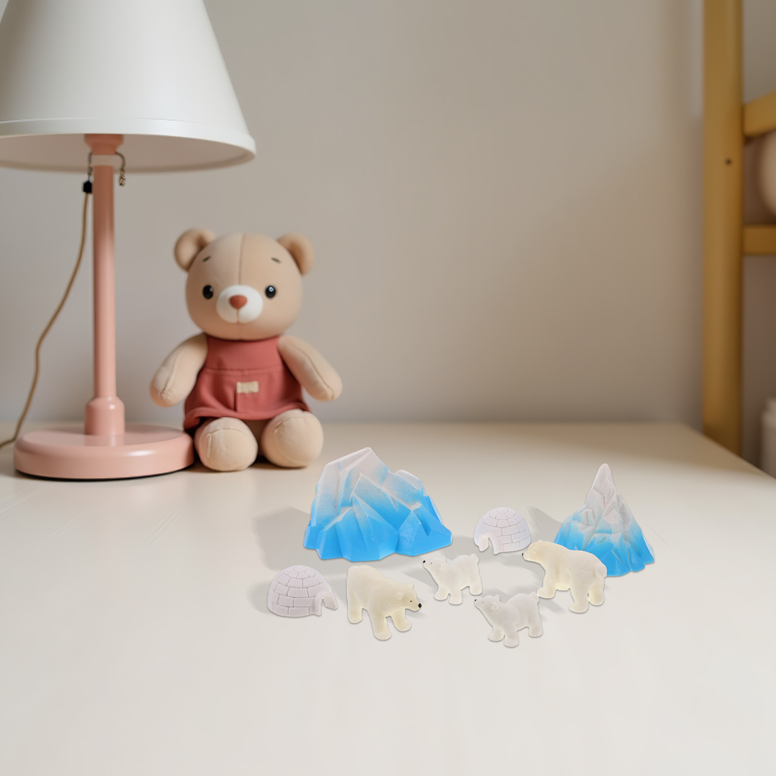 8 Pezzi Mini Orsi Polari in Re - Resin Crafts recensione e prezzo